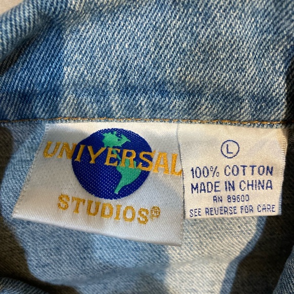Last day! FINAL PRICE Men’s UNIVERSAL STUDIOS Denim Jacket EUC - Picture 12 of 15